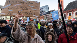 Demo auf dem Frankfurter Römerberg 5.3.2024 Foto hr