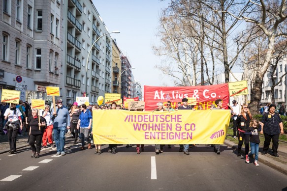 Kein Respekt vor dem Eigentum Foto: Initiative Deutsche Wohnen enteignen