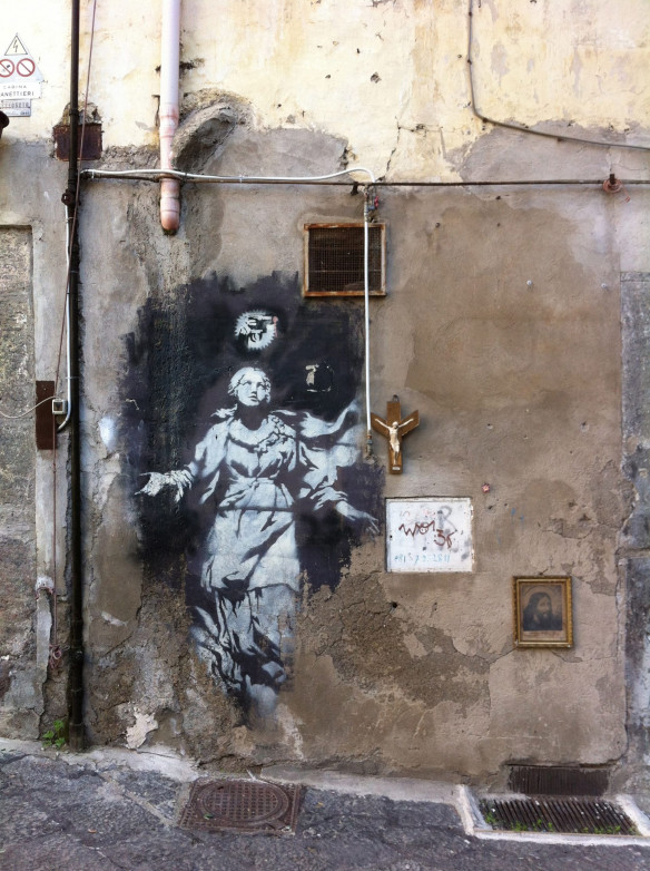 Banksy: Madonna mit der Pistole Foto Kunst & Reisen