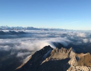 Säntis, 2500 m. Der höchste Berg der Ostschweiz. Und Tagungsort der 2. Kolumination Foto: Rainer Hank